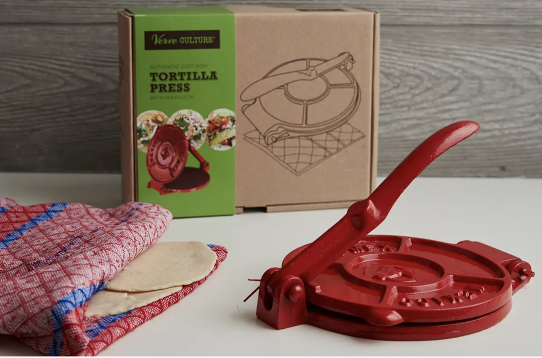 Tortilla Press with Servilleta