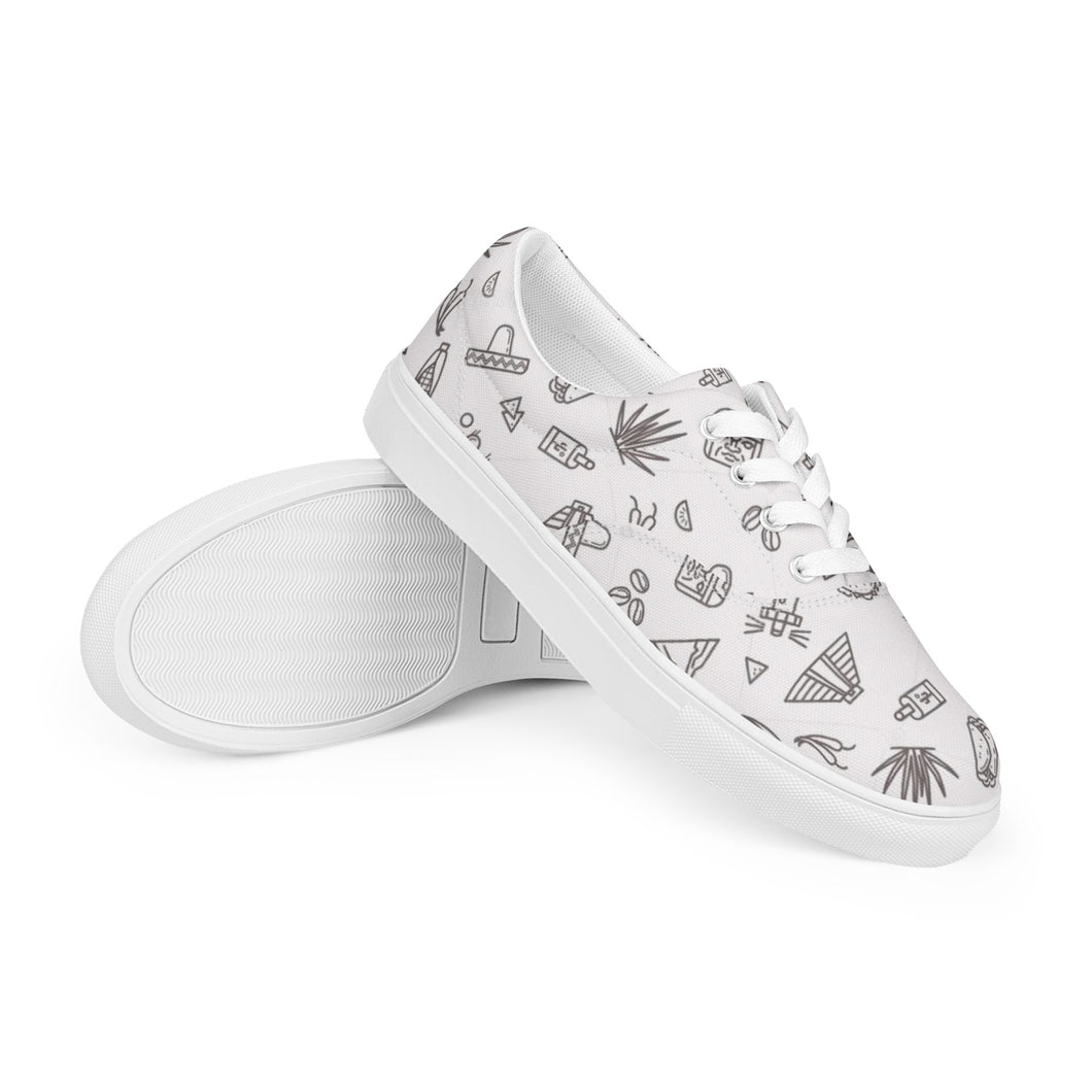 Mexico Men’s lace-up canvas shoes