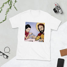 Load image into Gallery viewer, Jesus Getting Nails Done Short-Sleeve Unisex T-Shirt